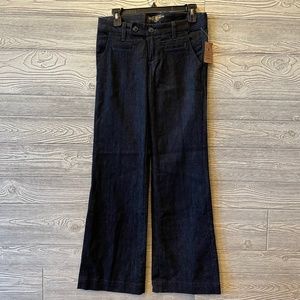LUCKY BRAND Wide Leg Trouser Jeans Dark Blue Size 4 / 27